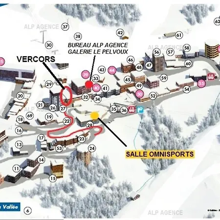 Résidence Le Vercors - 3/4 Pers - Le Vercors - 0r12vr - Plagne Centre Mae-9084 Appartement *