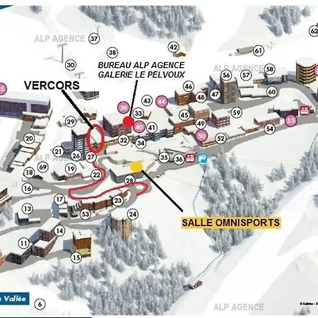Le Vercors - 3/4 Pers - Le Vercors - 0r12vr - Plagne Centre Mae-9084 Appartement La Plagne